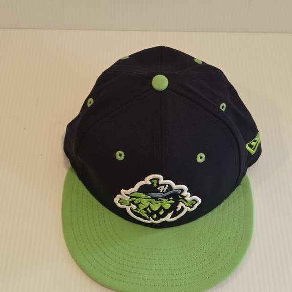 Men's New Era Navy Hillsboro Hops Authentic Collection 59FIFTY Fitted Hat Size 7 - Picture 8 of 14